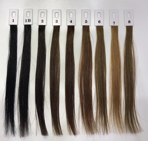 human hair color chart